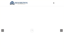 Tablet Screenshot of benbrowninsurance.com